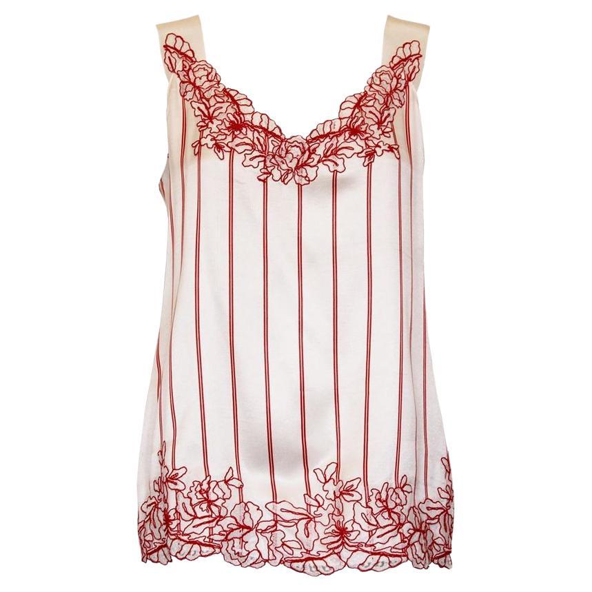 Ermanno Scervino Embroidered top size 46 For Sale