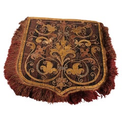Embroidered Velvet And Silk Fabric -italy-renaissance Period - 16 Century