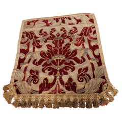 Embroidered Velvet And Silk Fabric - Italy - Renaissance Period