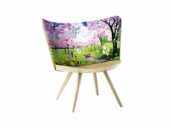 Embroidery Armchair in Autumn Finish by Johan Lindstén for Cappellini