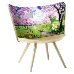 Embroidery Armchair in Spring Finish by Johan Lindstén for Cappellini