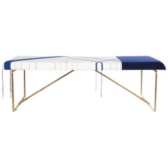 Embroidery Brass Bench, Rooms