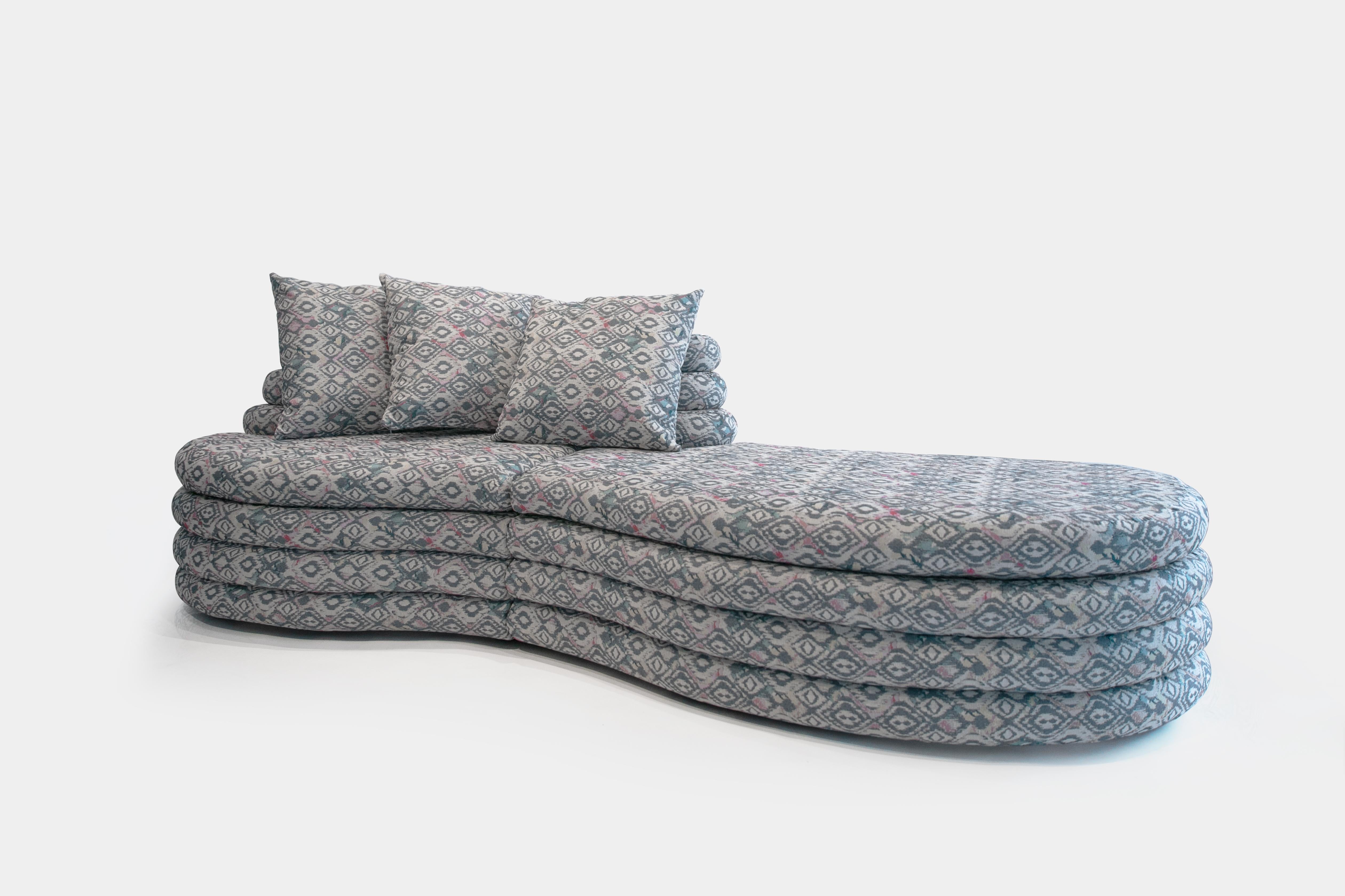 Cypriot Embryo ii Patterned Sofa/ Couch For Sale