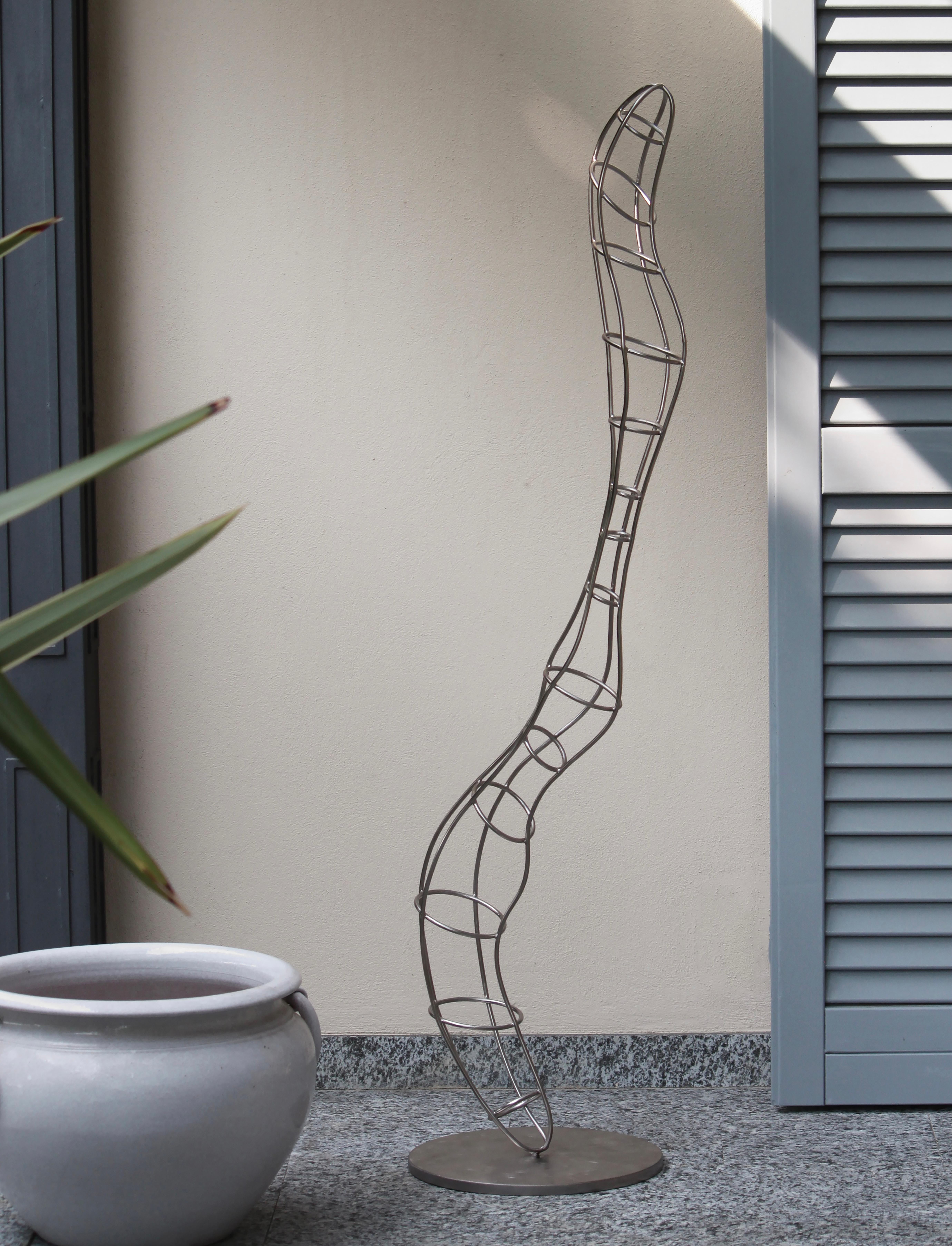 Post-Modern Embryo Outdoor Sculpture by Alice Crepaldi For Sale