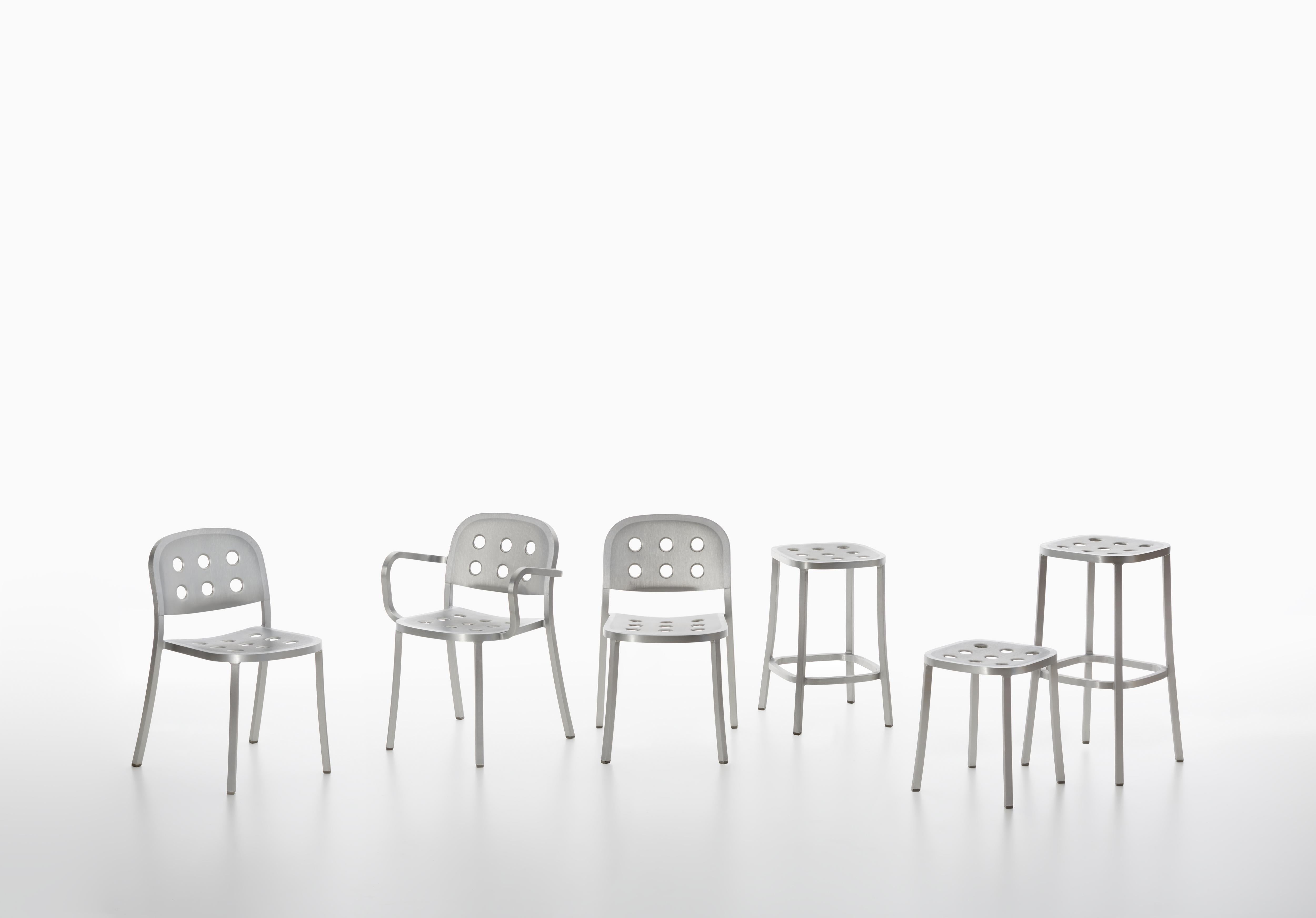 Modern Emeco 1 Inch All Aluminum Stacking Chair by Jasper Morrison, 1stdibs Exclusive For Sale