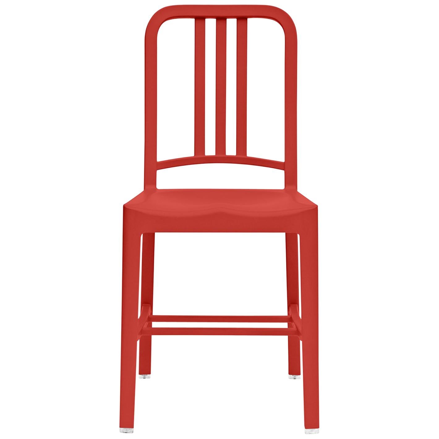Emeco 111, Stuhl in Marineblau in Rot von Coca-Cola