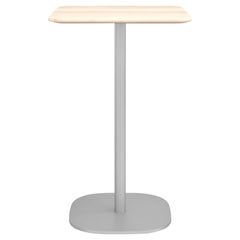Emeco 2 Inch Counter Table with Aluminum Legs & Wood Top by Jasper Morrison