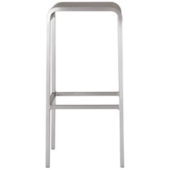 Emeco 20-06 Barstool in Brushed Aluminum by Norman Foster