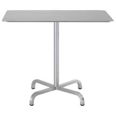 Emeco 20-06 Grande table basse carrée en aluminium brossé de Norman Foster