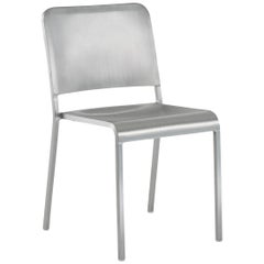 Emeco 20-06 Stacking Chair in Brushed Aluminium by Norman Foster