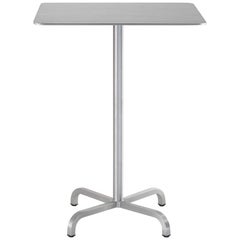 Emeco 20-06™ Large Square Bar Table in Brushed Aluminum by Norman Foster 