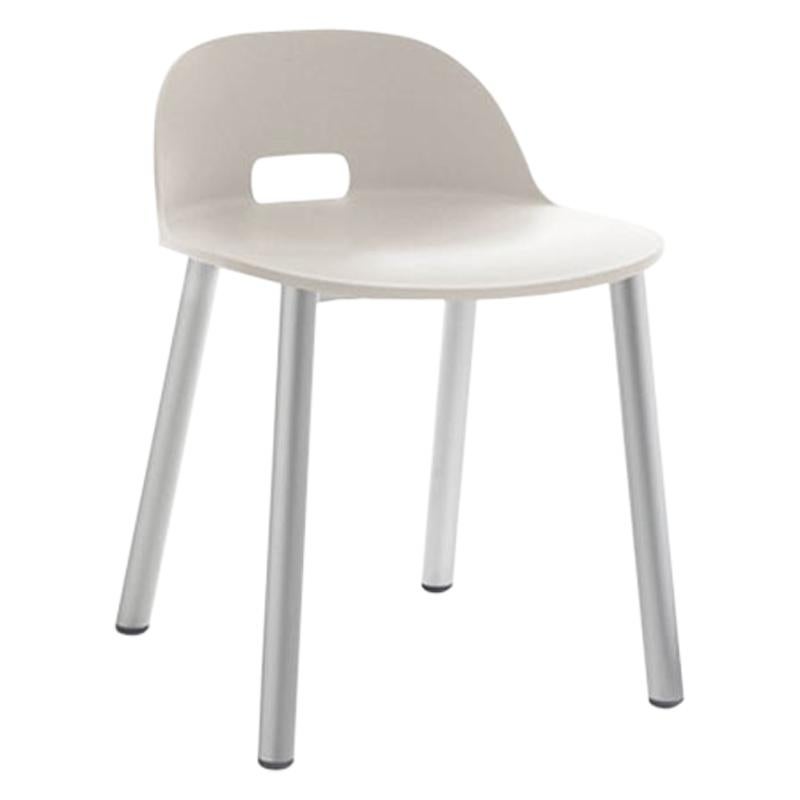 Emeco Alfi Low Back Chair with Aluminum Frame by Jasper Morrison
