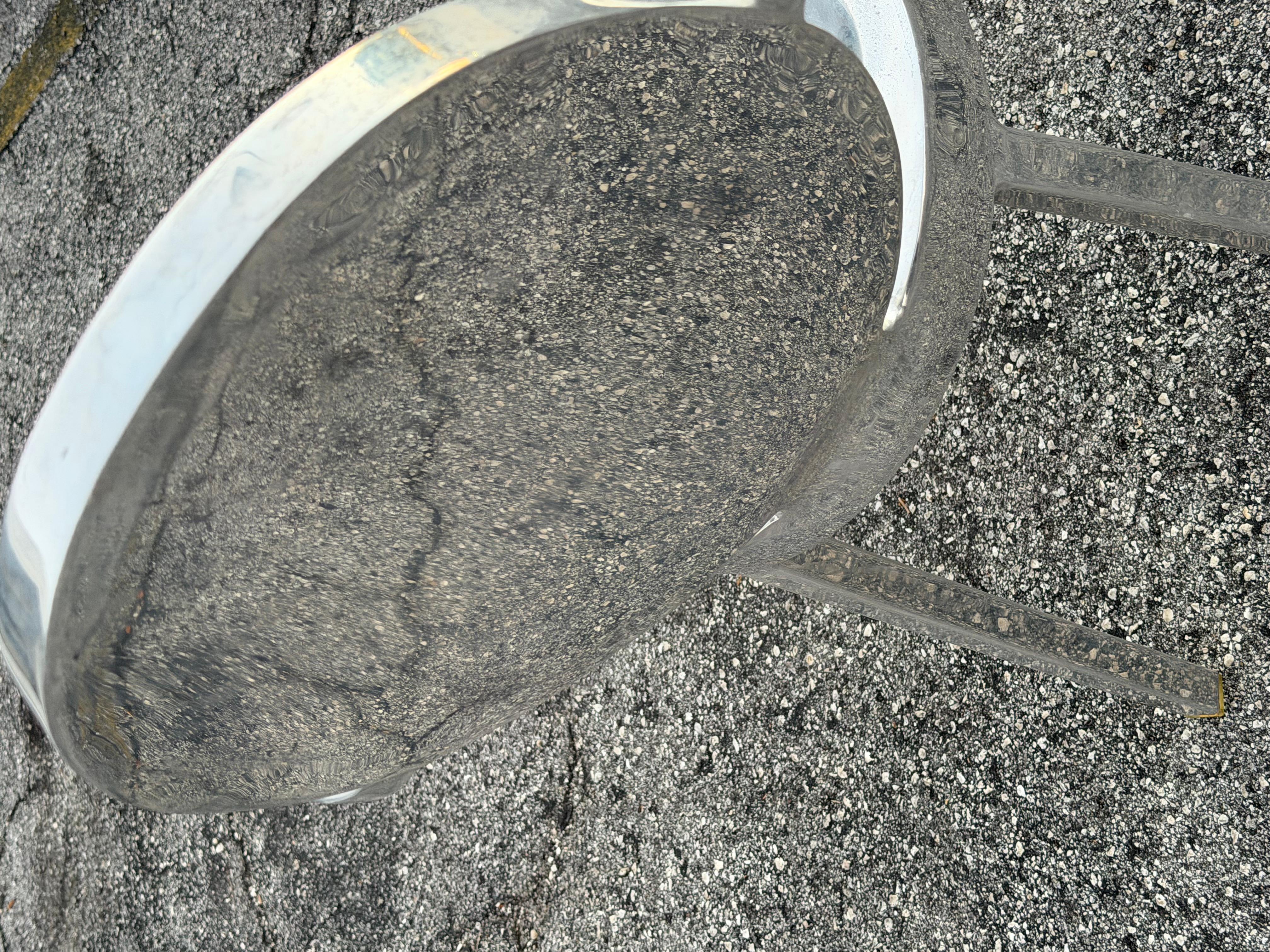 Emeco Arm Chair Alluminio Lucido Philippe Starck In condizioni buone in vendita a St.Petersburg, FL