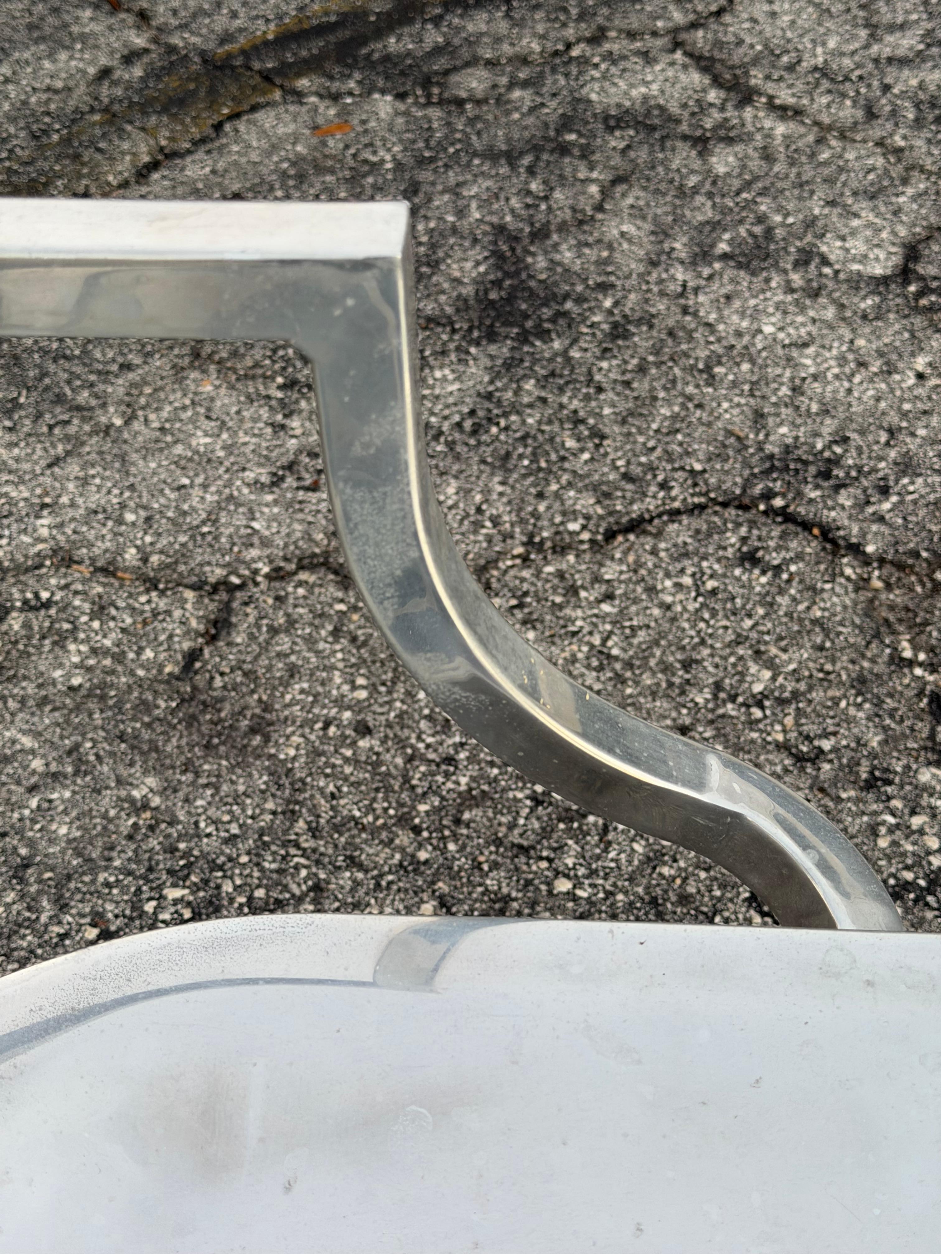 Emeco Arm Chair Alluminio Lucido Philippe Starck in vendita 1