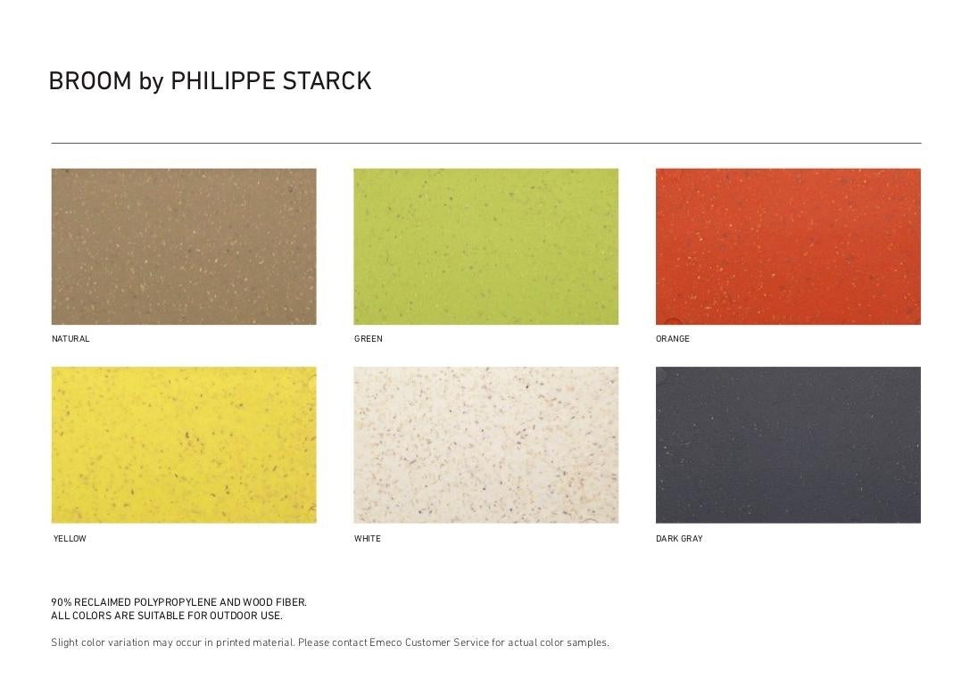 Tabouret de comptoir broom Emeco en jaune de Philippe Starck en vente 3
