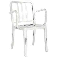 Emeco Heritage Armchair in Polished Aluminum by Philippe Starck