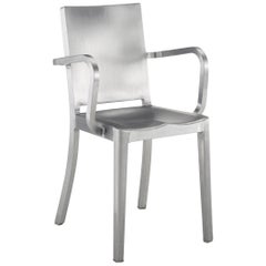 Emeco Hudson Sessel aus gebürstetem Aluminium von Philippe Starck