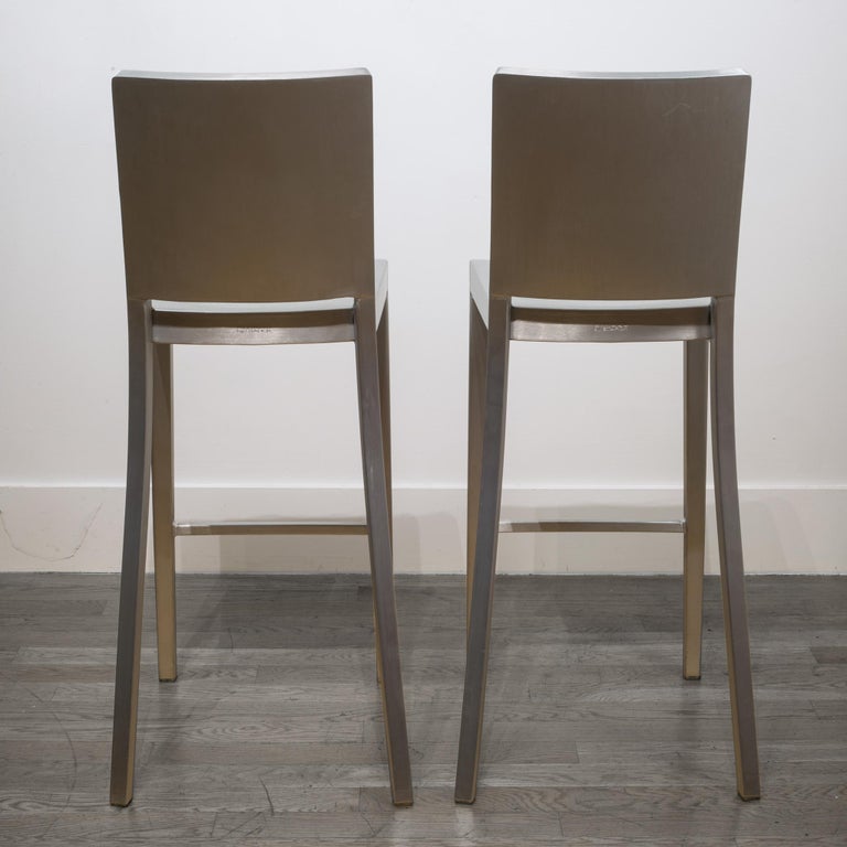 Emeco Hudson Bar Stools by Philippe Starck For Sale at 1stDibs