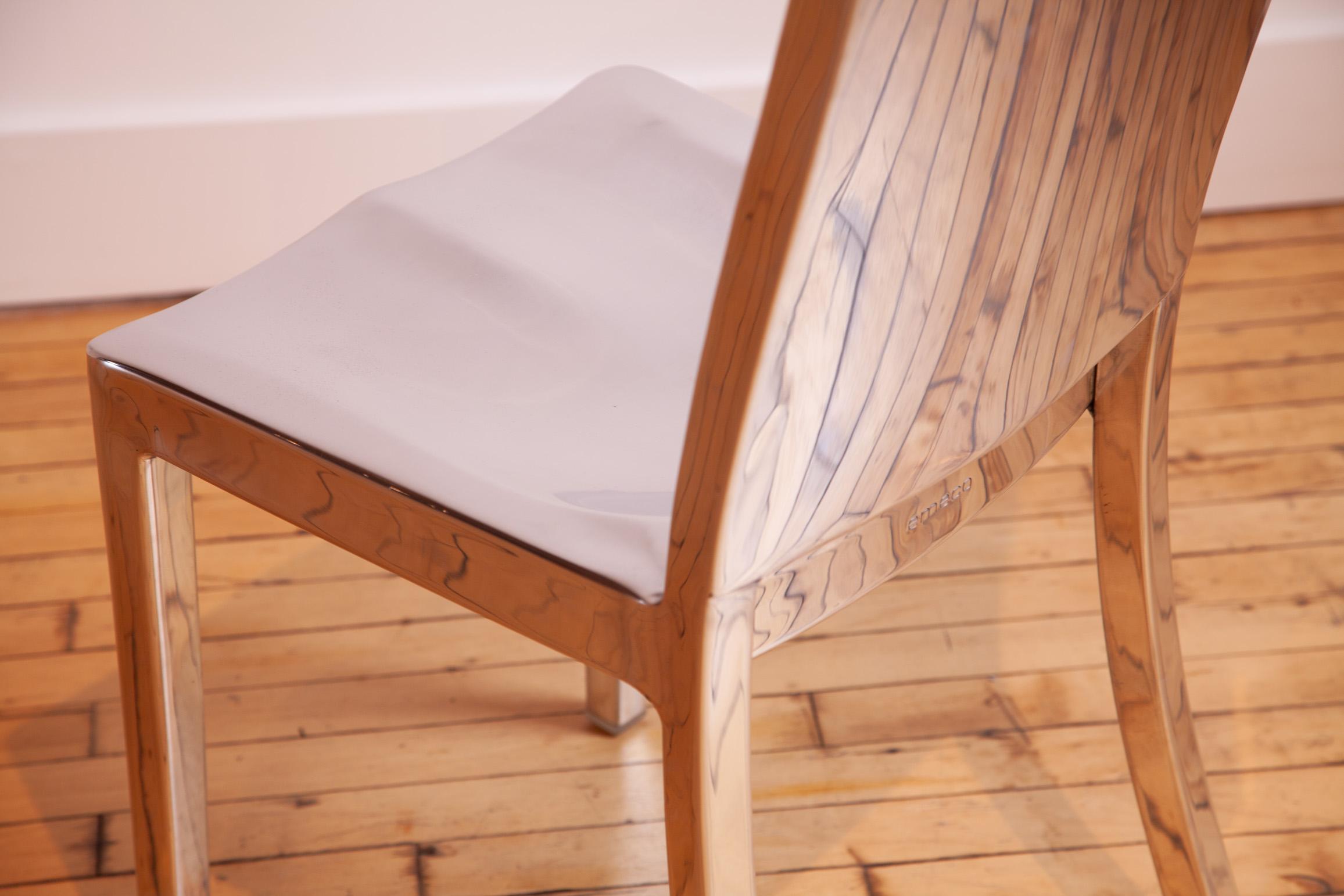 Contemporary Emeco Hudson Chair by Philippe Starck Hand Polished For Sale