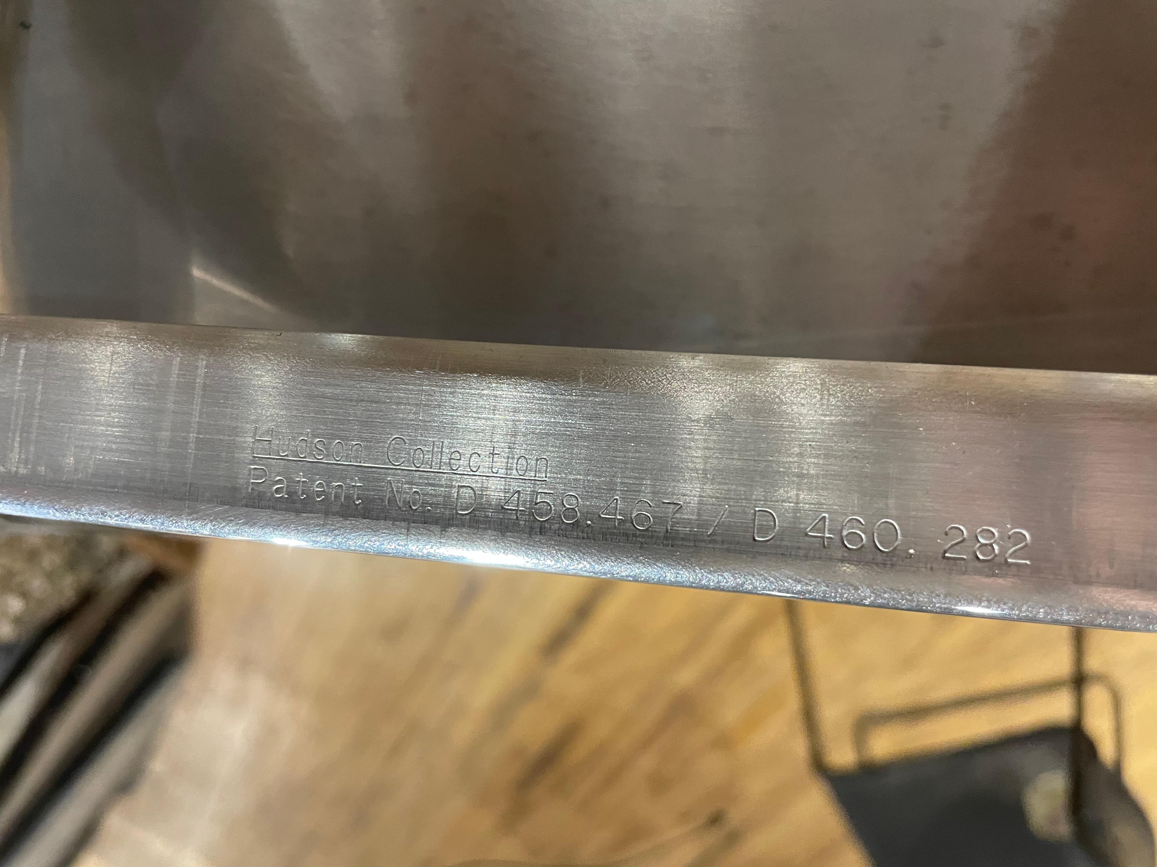 Aluminum Emeco Hudson Chair by Philippe Starck Hand Polished For Sale