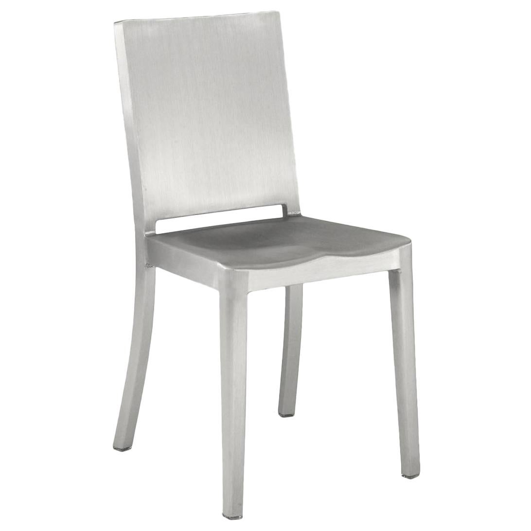 Emeco Hudson Chair in Brushed Aluminum by Philippe Starck For Sale