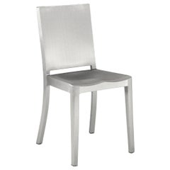 Chaise Hudson d'Emeco en aluminium brossé de Philippe Starck