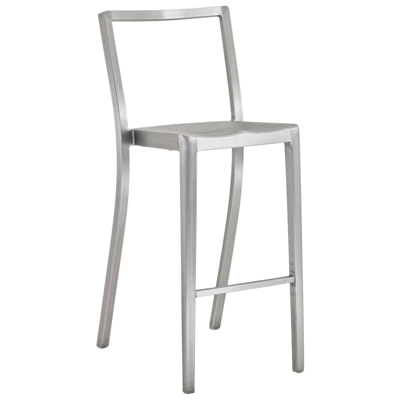 Emeco Icon Barstool in Brushed Aluminum by Philippe Starck