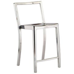 Emeco Icon Counter Stool in Polished Aluminum by Philippe Starck