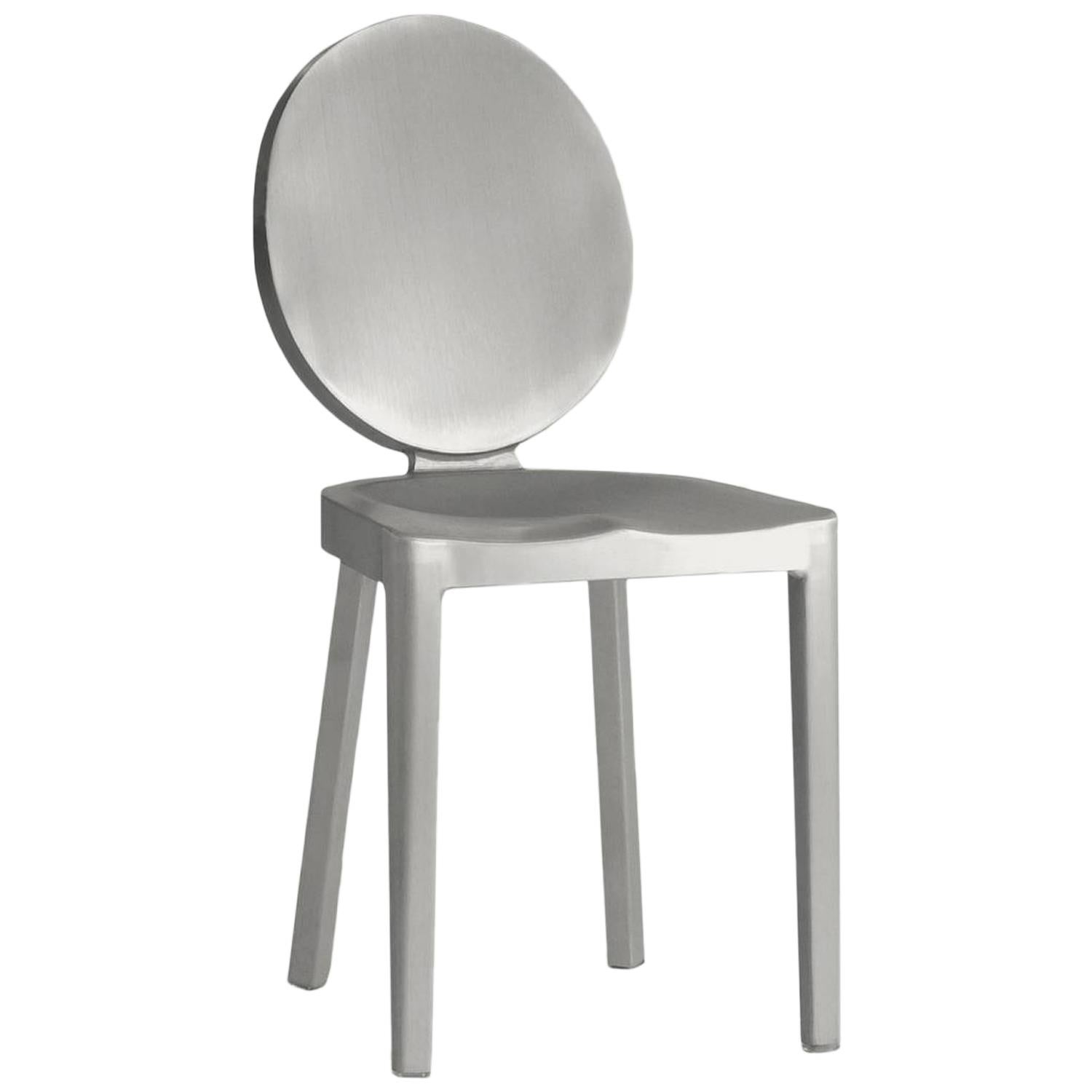 Emeco Kong-Stuhl aus gebürstetem Aluminium von Philippe Starck
