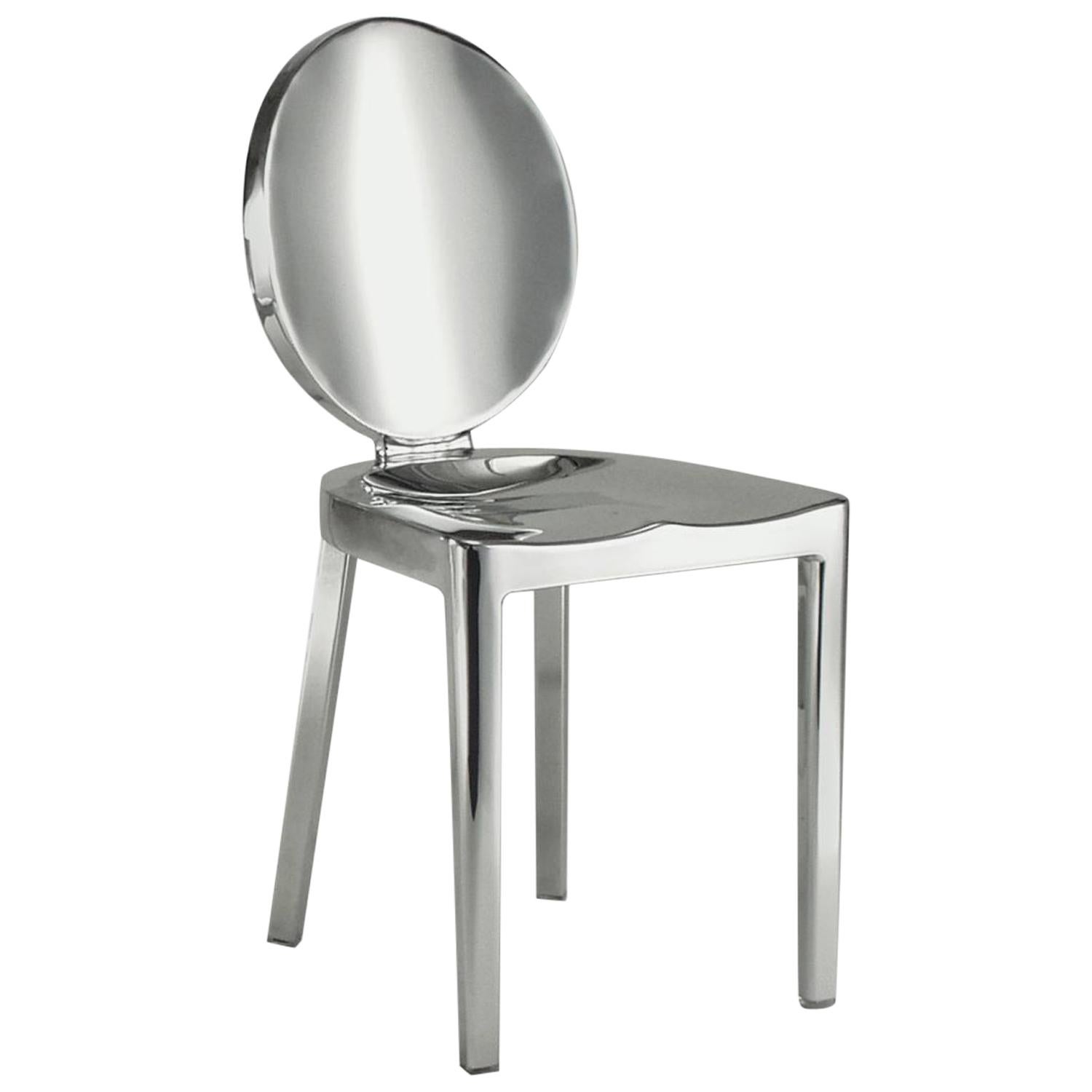 Chaise Emeco Kong en aluminium poli de Philippe Starck