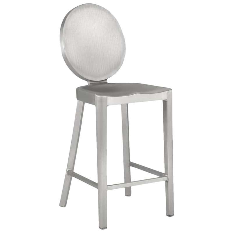 Emeco Kong Counter Stool in Polished Aluminum by Philippe Starck For ...