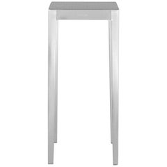 Emeco Large Occasional Table in Brushed Aluminum by Philippe Starck