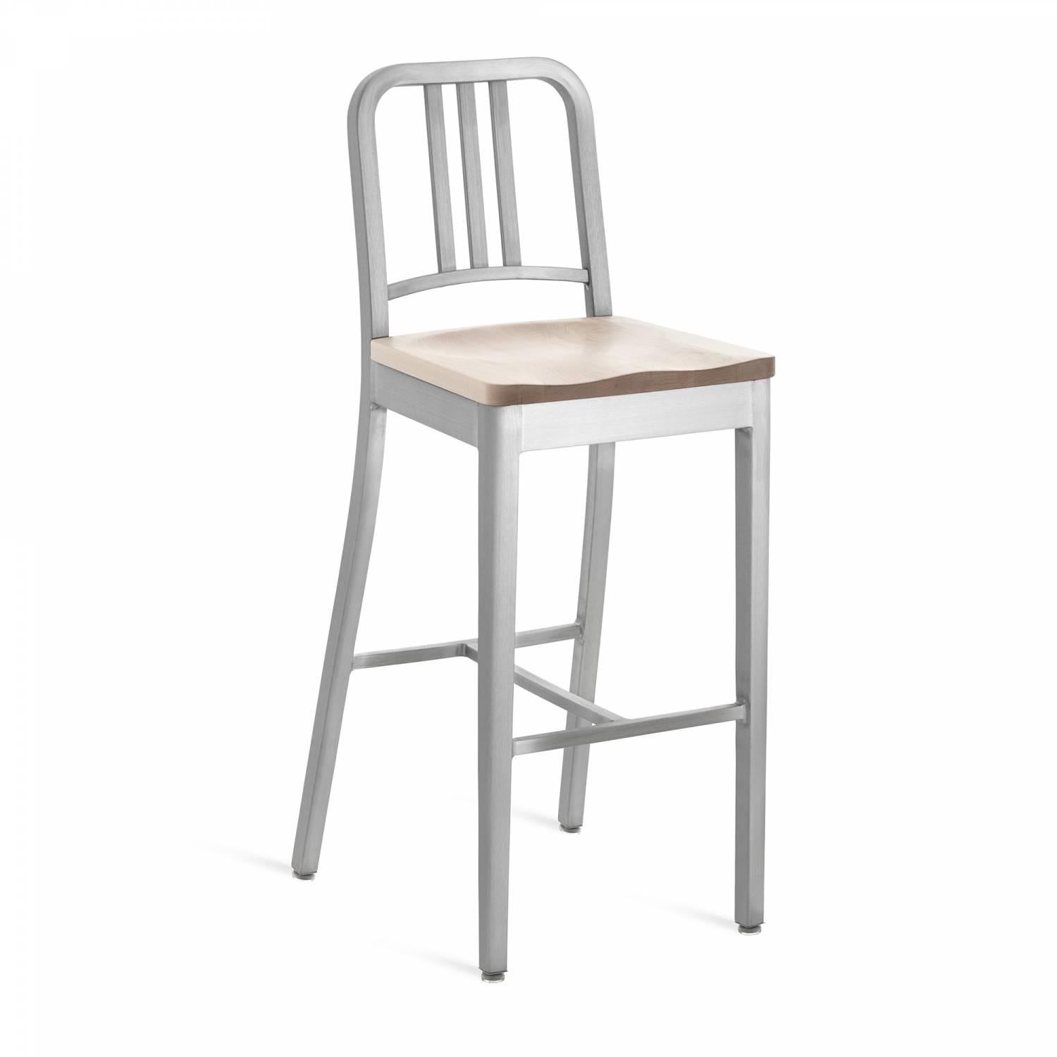 First built for use on submarines in 1944, the Navy Chair has been in continuous production ever since. With the famous 77 step Process, our craftsmen take soft, recycled aluminum, hand form and weld it- then temper it for strength. Finally, the