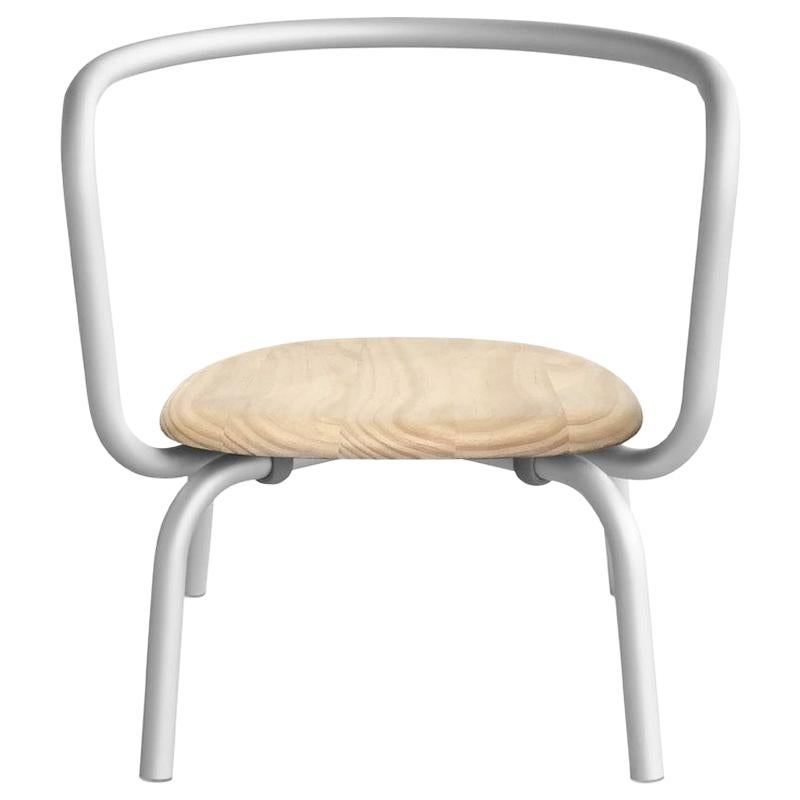 Emeco Parrish Aluminum Lounge Chair with Accoya Seat by Konstantin Grcic