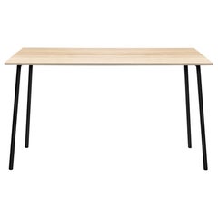 Table haute Emeco Run 182,9 cm en Accoya avec cadre noir par Sam Hecht et Kim Colin