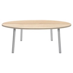 Table basse Emeco Run en Accoya avec cadre en aluminium par Sam Hecht et Kim Colin