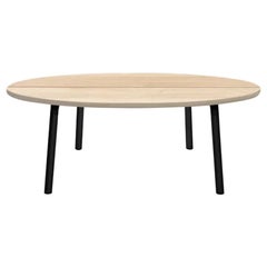 Emeco Run Coffee Table in Accoya with Black Frame by Sam Hecht and Kim Colin
