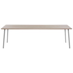 Tavolo Emeco Run Extra Large in alluminio e frassino di Sam Hecht + Kim Colin