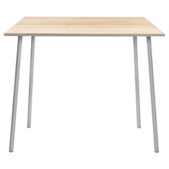 Emeco Run High Table in Accoya with Aluminum Frame by Sam Hecht and Kim Colin