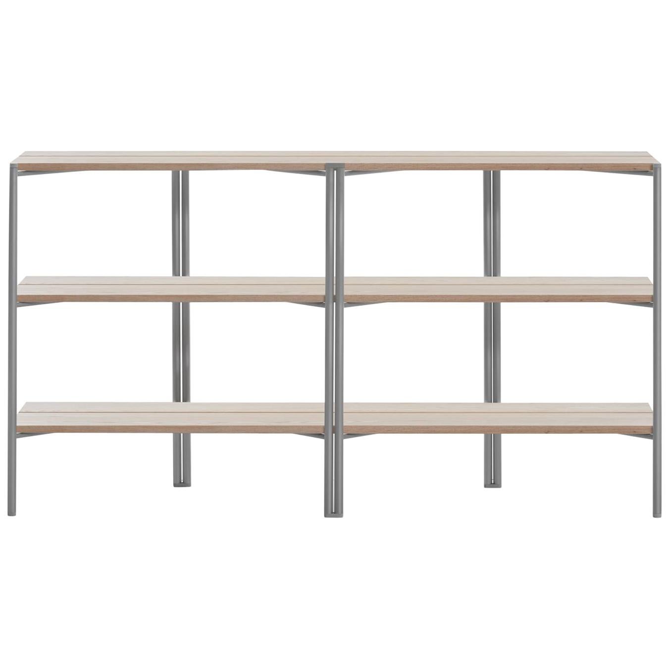 Scaffale Emeco Run in alluminio e frassino di Sam Hecht + Kim Colin