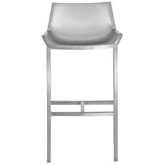 Emeco Sezz Barstool in Brushed Aluminum by Christophe Pillet