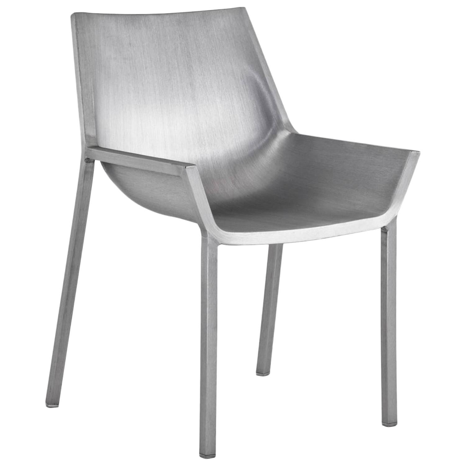 Emeco Sezz Side Chair in Brushed Aluminum by Christophe Pillet 