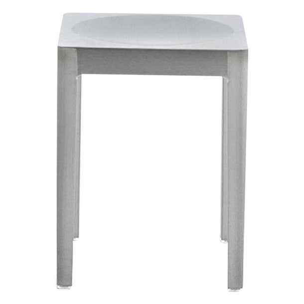 Emeco Stool in Brushed Aluminum by Philippe Starck For Sale at 1stDibs