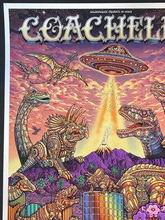 Coachella 2025 EMEK POSTER Print SOLD OUT Artist Edition Signed Numbered Doodled