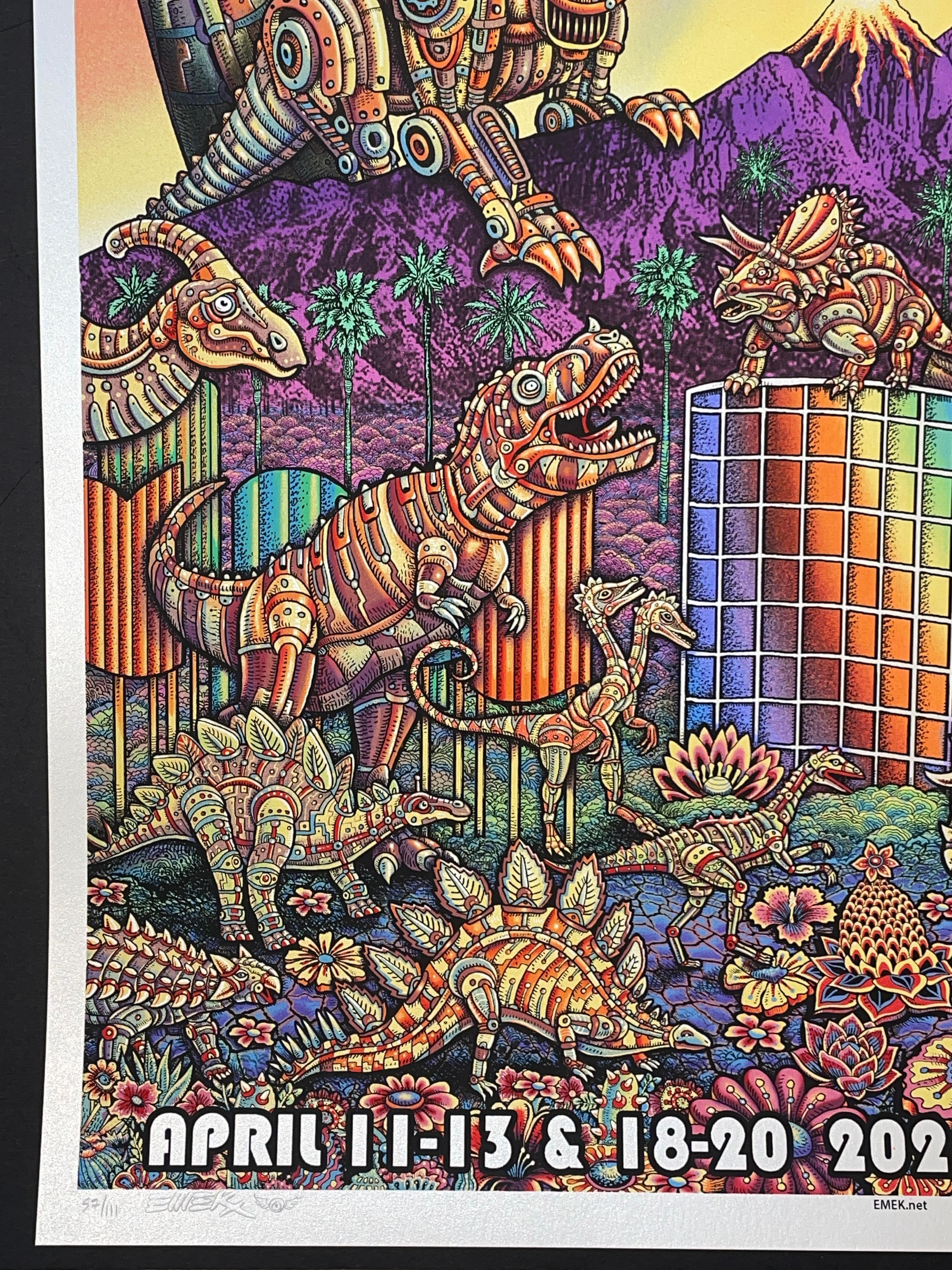 Coachella 2025 EMEK POSTER Print SOLD OUT Artist Edition Signed Numbered Doodled 1