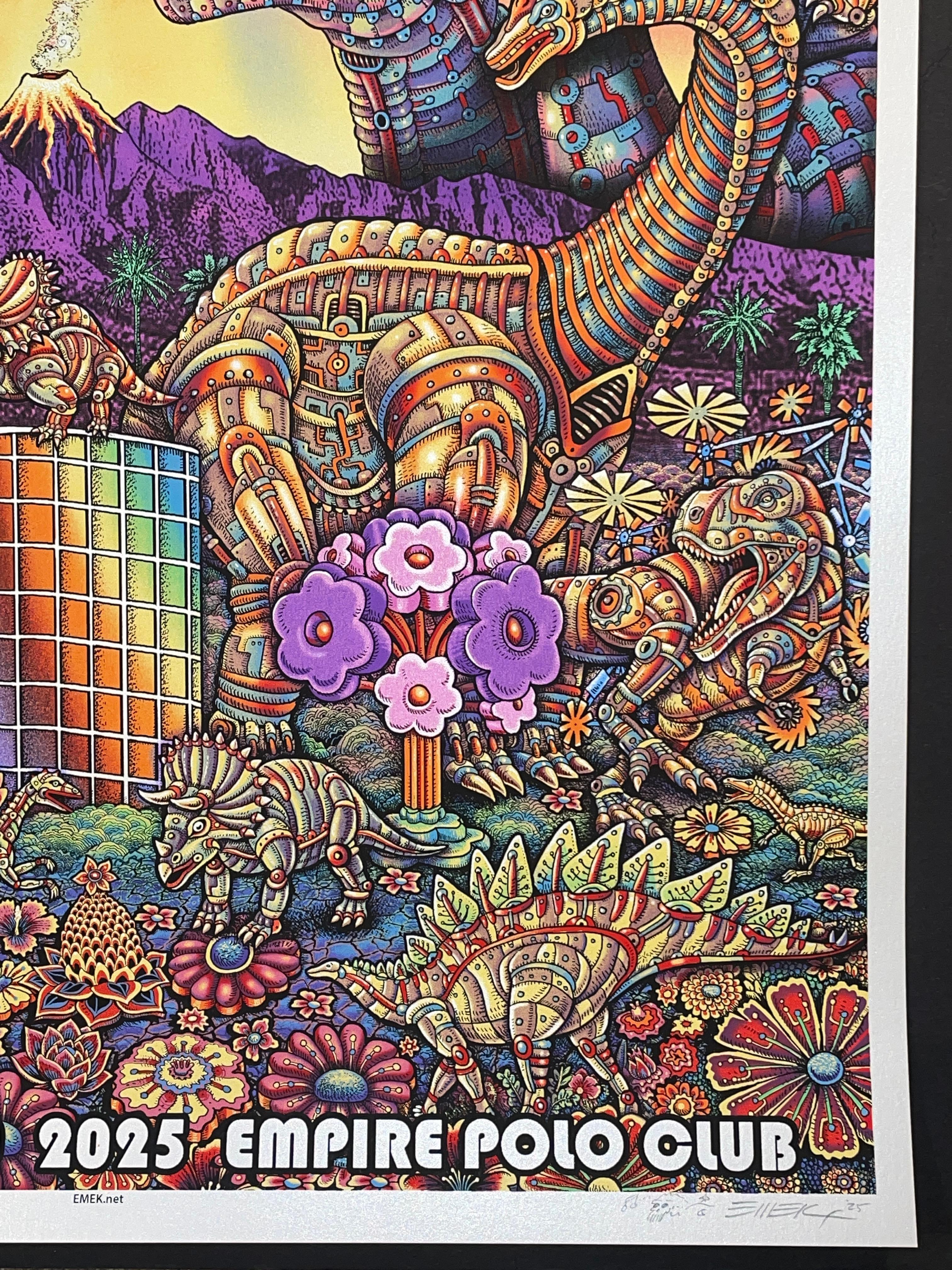 Coachella 2025 EMEK POSTER Print SOLD OUT Artist Edition Signed Numbered Doodled 2