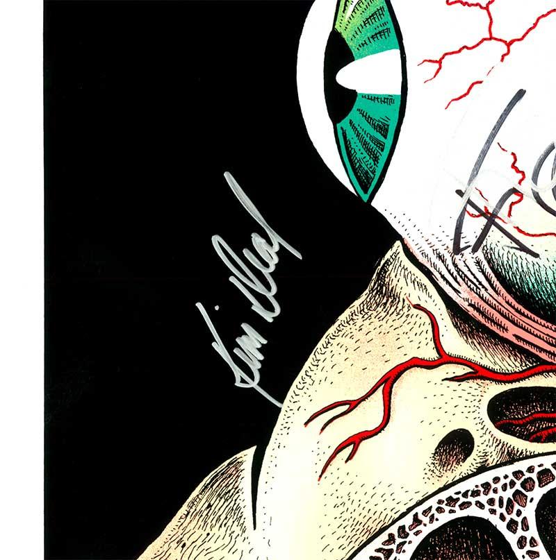 Pixies — Original 2004 Serigraph by Emek — Hand-Signed by All Four Band Members For Sale 4