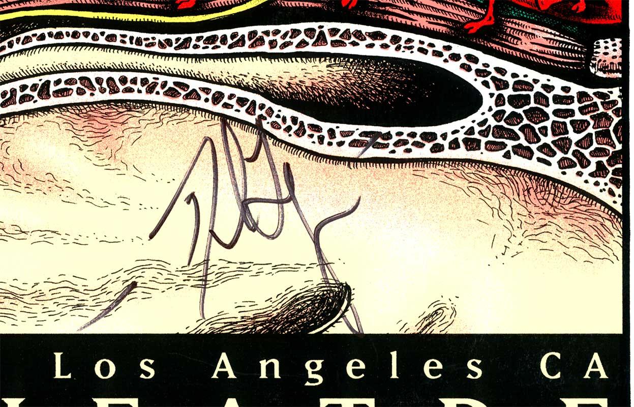 Pixies — Original 2004 Serigraph by Emek — Hand-Signed by All Four Band Members For Sale 5