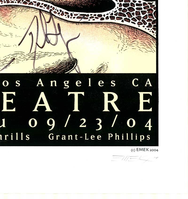 Pixies — Original 2004 Serigraph by Emek — Hand-Signed by All Four Band Members For Sale 7
