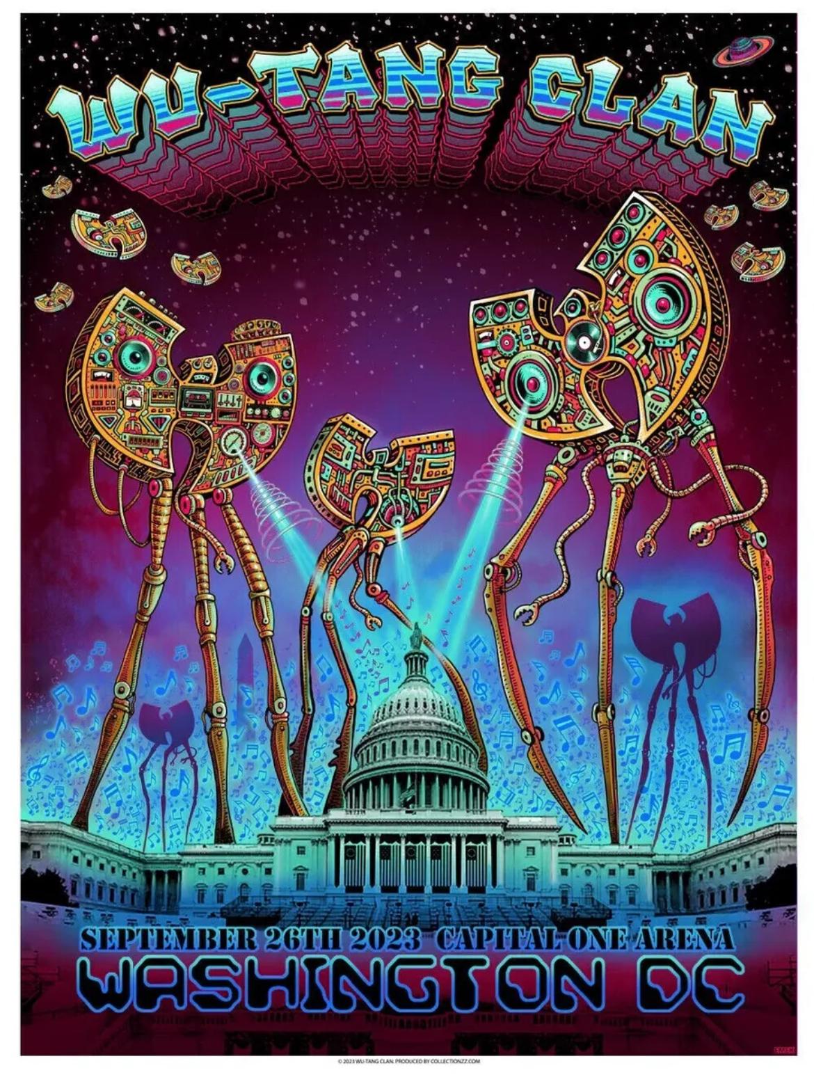 Wu-Tang Clan Washington D.C. Emek Silksrceen Print Contemporary Art Street

Fine art pearlescent paper
24 × 18 in  61 × 45.7 cm
Edition of 300

Categories
Silkscreen / Outsider Art / Graffiti and Street Art / Text / Cultural